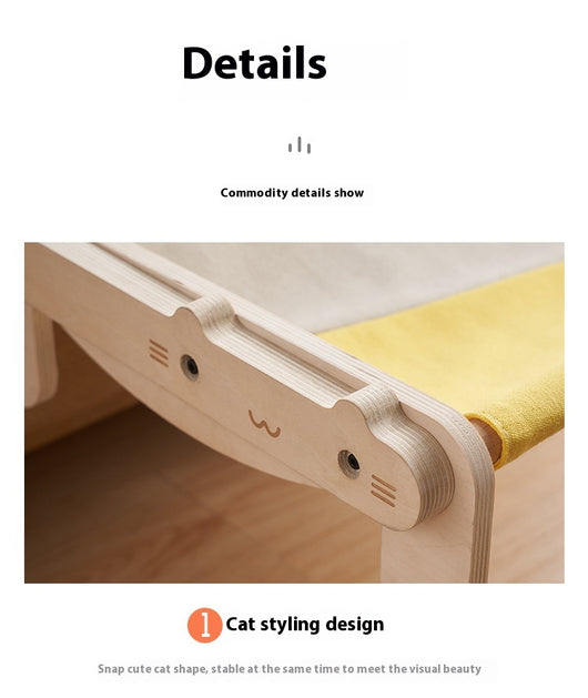 Cama de Madera Maciza para Mascotas - Diseño Versátil para Todas las Estaciones - Image 15