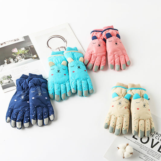 Guantes Infantiles Térmicos con Diseños Animados Transpirables
