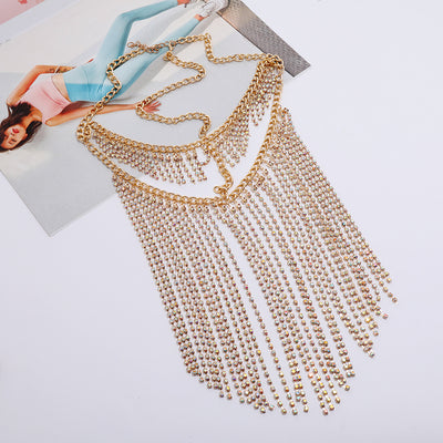 Cadena de Cabeza Punk con Strass y Borlas - Estilo Europeo y Americano - Image 11