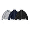 Cardigan Básico Retro para Hombre con Cuello Tipo Polo