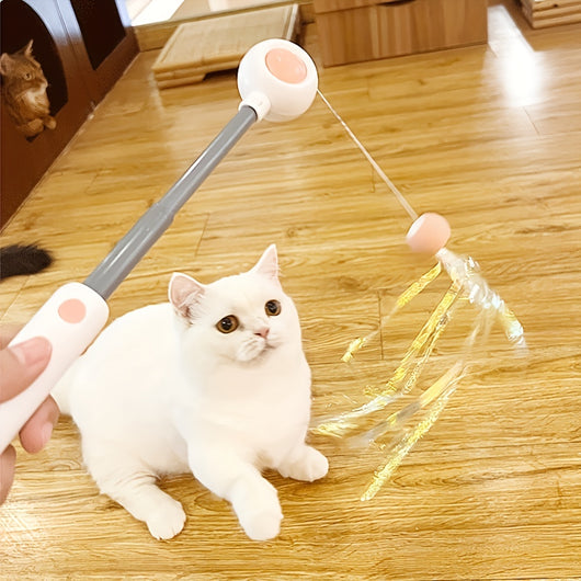 Varita Interactiva Retráctil para Gatos con Cabeza Reemplazable - Image 6
