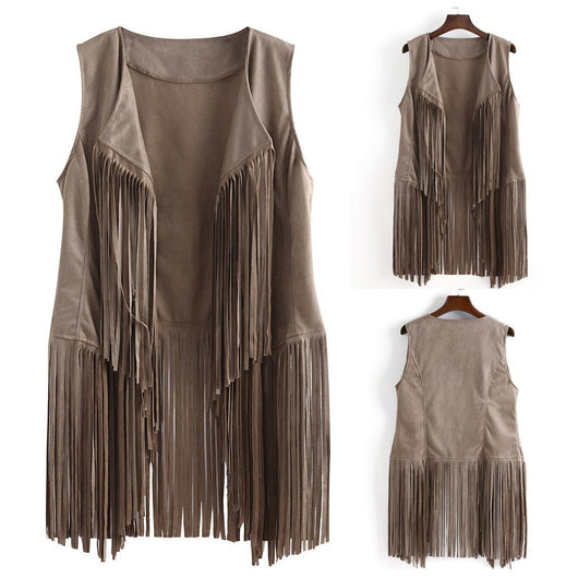 Chaleco Sleeveless con Borlas para Mujer - Image 24