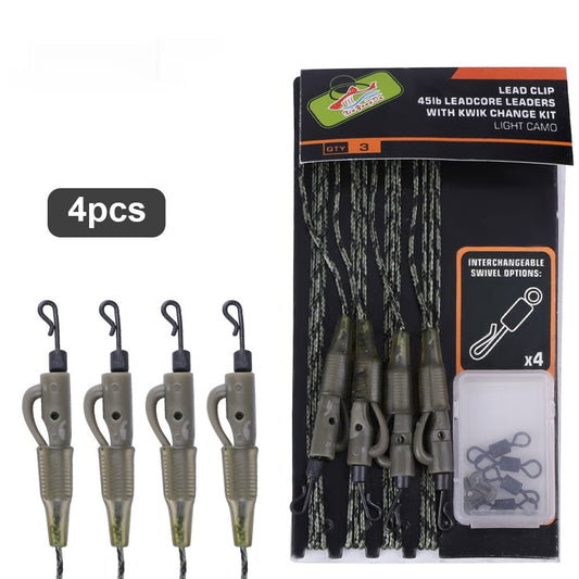 Juego de 4 Accesorios Portátil para Pesca de Carpas Europeas