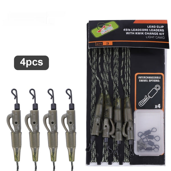 Juego de 4 Accesorios Portátil para Pesca de Carpas Europeas