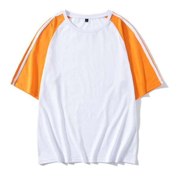 Camiseta de Algodón con Hombros Caídos