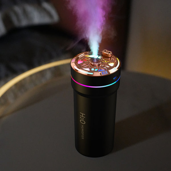 Humidificador de Auto Mini con Proyector Cielo Estrellado y Luz Ambiental