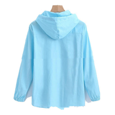 Camisa Hoodie Hombre Algodón y Lino Manga Larga Transpirable - Image 9