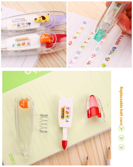 Cinta Correctora Divertida con Diseños Animados - Image 46