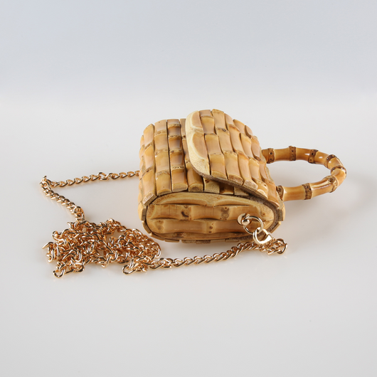 Bolso de Hombro Artesanal Estilo Pastoral con Cadena Simple - Image 8
