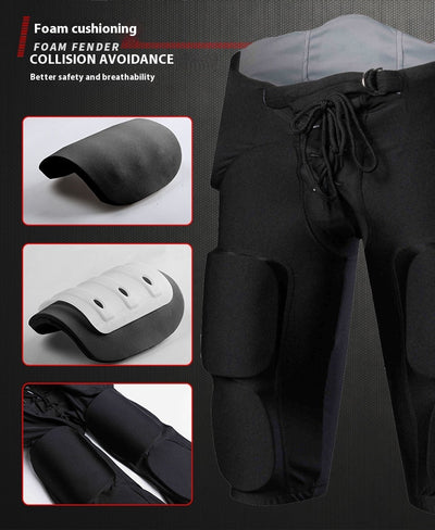 Pantalones de Compresión con Protección Anti-Golpes para Rugby y Hockey - Image 9
