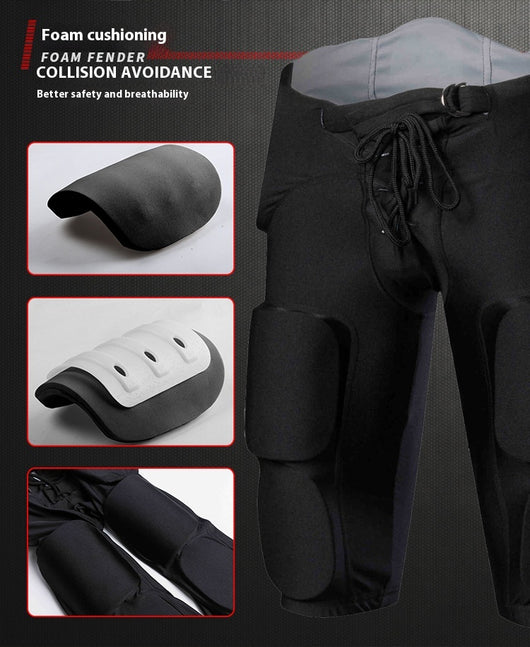 Pantalones de Compresión con Protección Anti-Golpes para Rugby y Hockey - Image 9