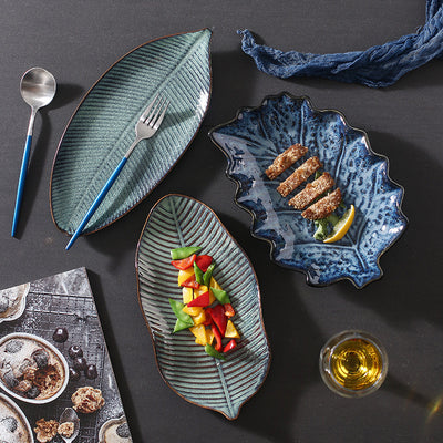 Plato de Cerámica Artesanal Hoja Japonesa - Diseño Exclusivo para tu Mesa - Image 18