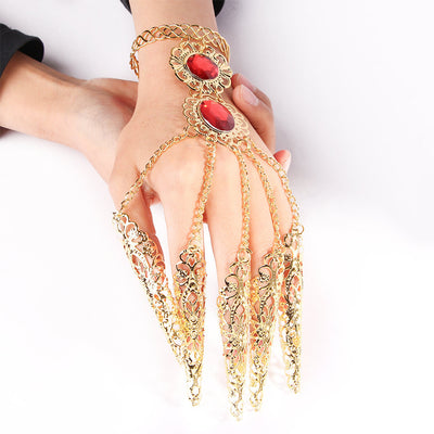 Uñas Postizas Doradas para Danza India - Image 10