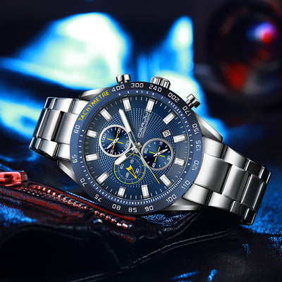 Reloj Deportivo Hombre Acero Inoxidable Resistente al Agua - Image 11