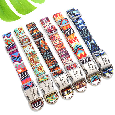 Collar Ajustable para Perros y Gatos con Placa de Identificación Personalizada - Image 30