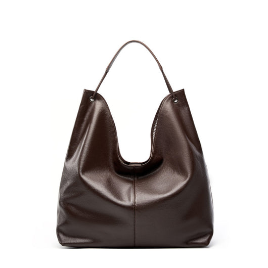 Bolso Tote Grande de Cuero Curtido Vegetal con Textura - Image 8