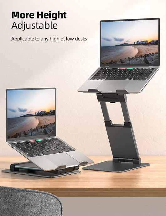 Soporte Ajustable para Laptop de Aluminio con Rotación 360° - Image 17