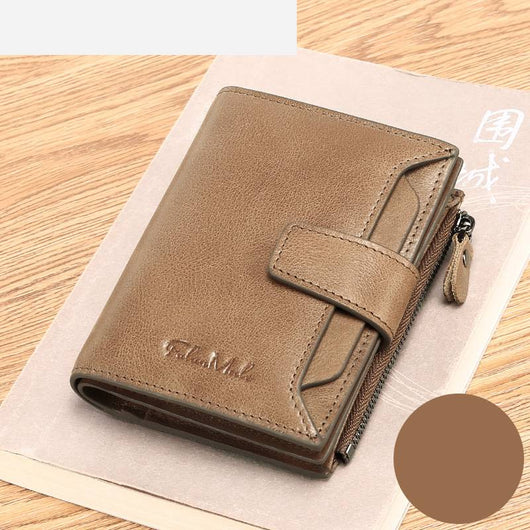 Billetera Corta de Cuero para Hombre - Diseño Casual y Moderno - Image 3