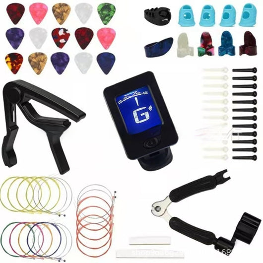 Kit Completo de Accesorios para Guitarra - Púas, Cuerdas y Estuche - Image 35