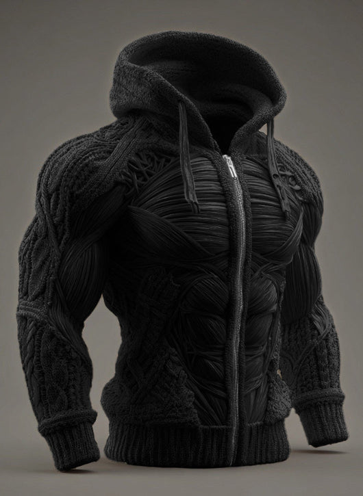 Sudadera con Cierre Estampada para Hombre - Image 4