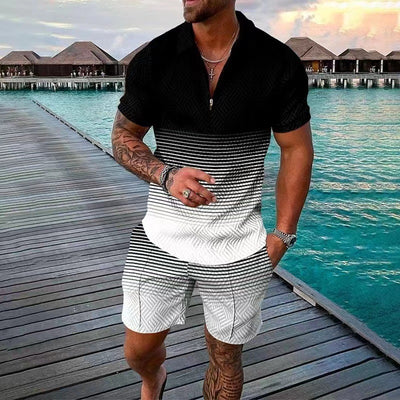 Conjunto Casual de Verano para Hombre: Playera y Shorts Cómodos - Image 9