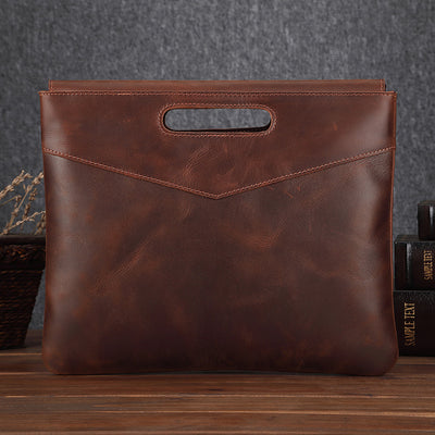 Maletín de Cuero Genuino para Hombre Estilo Vintage Ejecutivo - Image 12