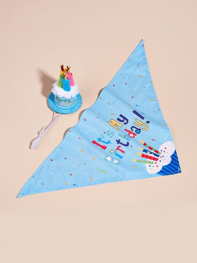 Babero Triangular Estampado con Diseño de Perrito para Cumpleaños - Image 29