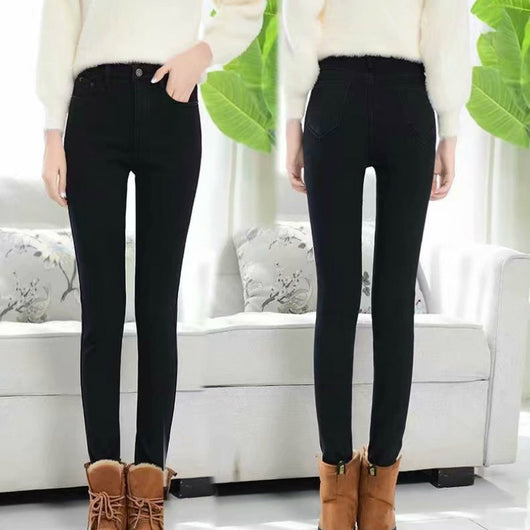 Pantalones vaqueros gruesos para mujer - Image 11