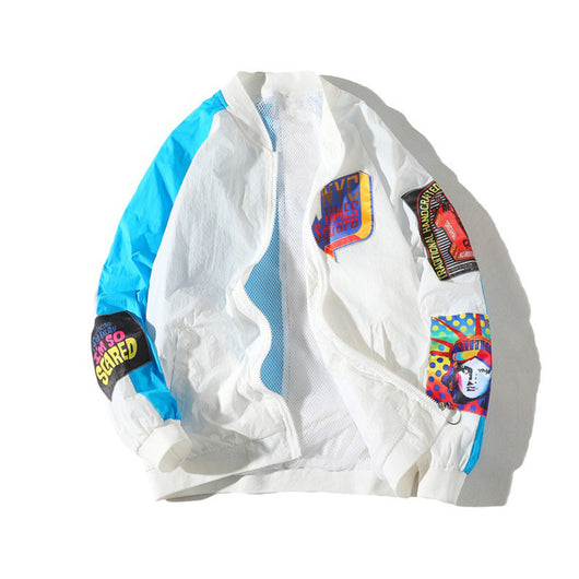 Chaqueta Tipo Beisbolera Juvenil con Estampado Protección Solar - Image 5