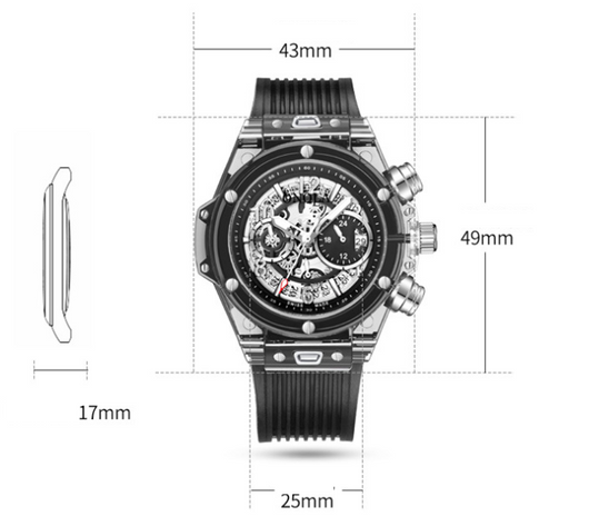 Reloj de Pulsera Transparente - Image 3