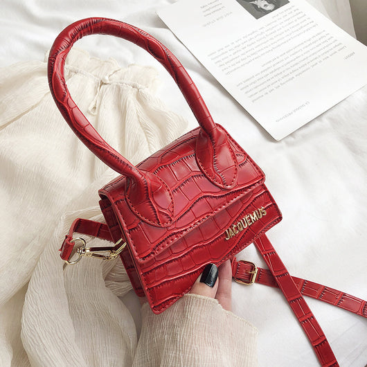 Bolso Bandolera Cuadrado Portátil de Un Hombro - Image 12