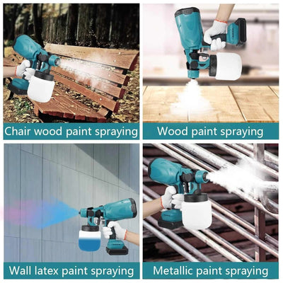 Pistola Eléctrica de Pintura en Spray para Automotriz y Muebles - Image 17