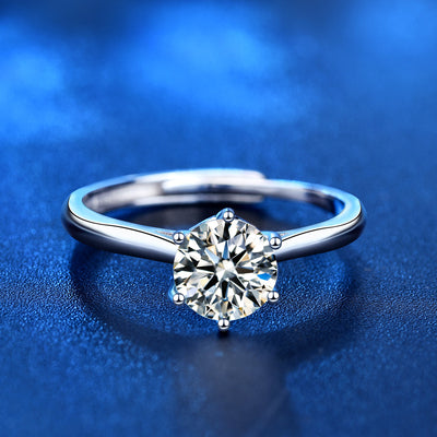 Anillo de Moissanita Fashion en Plata Esterlina S925 - Image 8