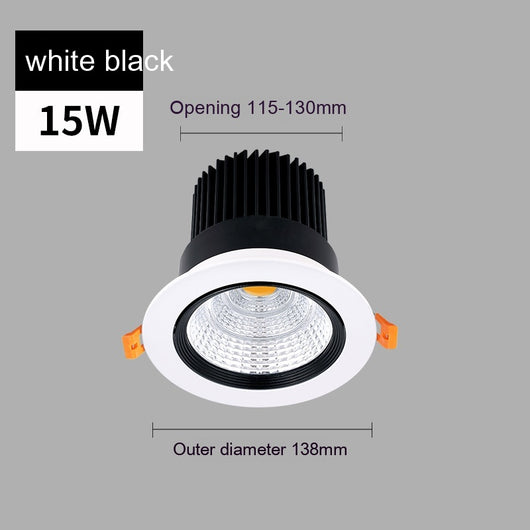Foco LED Empotrable Antideslumbrante con Luz Variable y Tres Colores - Image 4