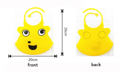 Babero de Silicona Impermeable para Bebé con Diseño de Dibujos Animados - Image 3