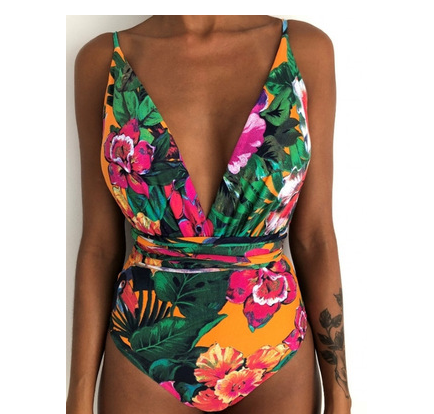 Traje de Baño Monokini Escotado para Mujer