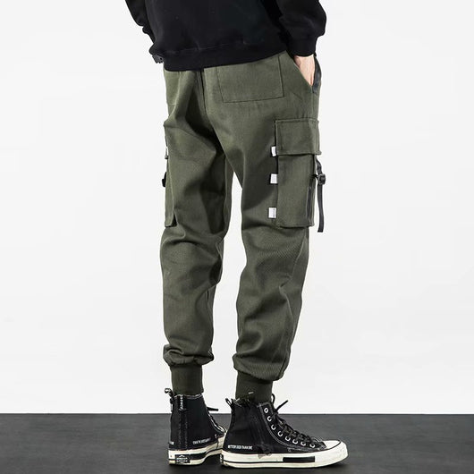 Pantalones Harem Corte Suelto Estilo Harlan para Hombre - Image 4