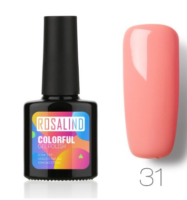 Gel UV para Uñas ROSALIND Color Sólido - Tratamiento Profesional Salón 10ml - Image 26