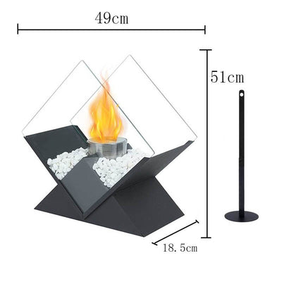 Calefactor de Fuego Portátil para Interiores y Exteriores con Diseño Moderno - Image 5