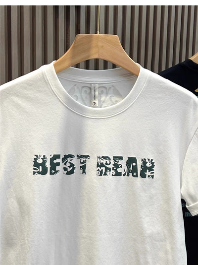 Camiseta Manga Corta con Letras para Hombre - Estilo Urban - Image 5