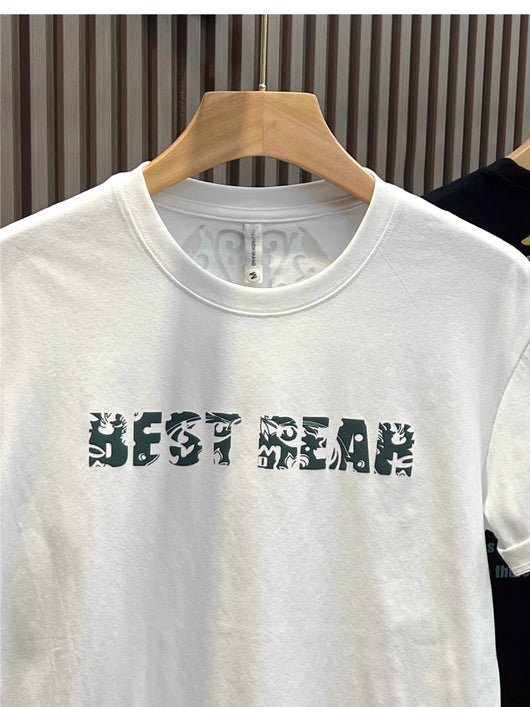 Camiseta Manga Corta con Letras para Hombre - Estilo Urban - Image 5