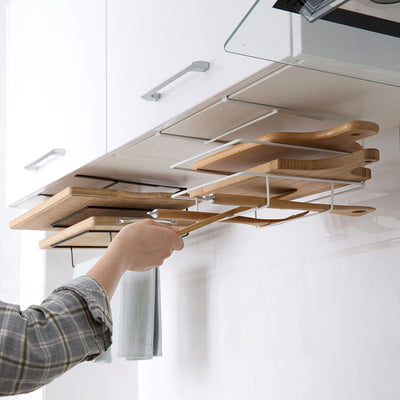 Organizador de Tablas de Cortar sin Perforaciones - Soporte de Pared para Cocina - Image 5