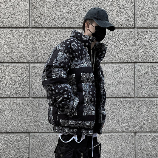 Chamarra Gruesa de Algodón Estilo Hip-Hop Oversize para Hombre - Image 4