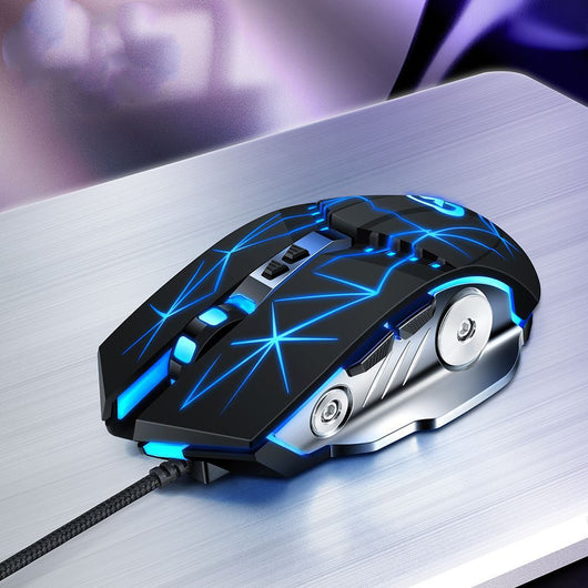 Ratón Óptico Gaming USB Silencioso con Luz LED - Image 10