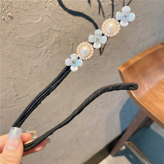 Coletero Fluido de Moño Flor Pétalo - Accesorio para Cabello Elástico y Suave - Image 21