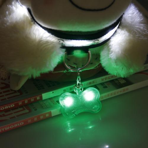 Placa de Identificación LED Forma Hueso para Mascotas - Collar de Seguridad Luminoso - Image 9