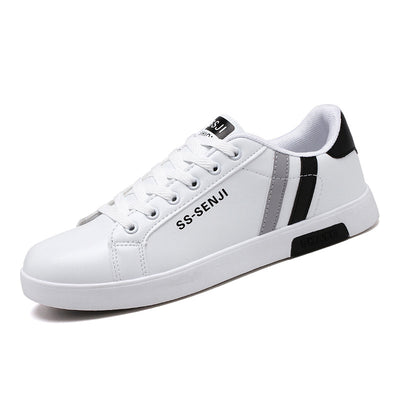 Zapatos Blancos Casuales para Hombre con Suela Plana - Image 5