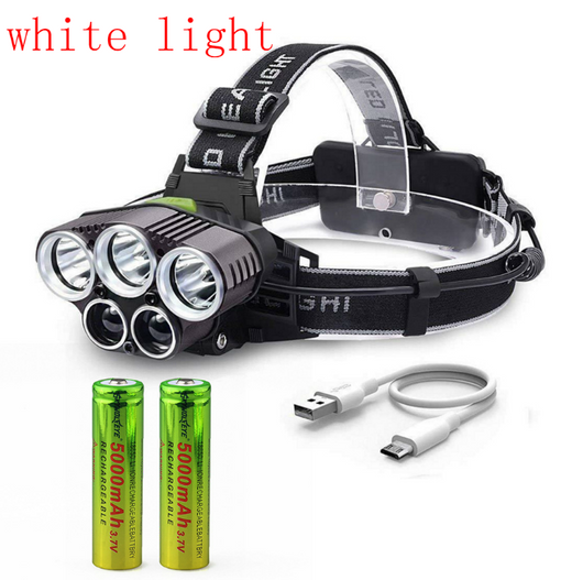 Linterna Frontal LED Recargable USB para Pesca Nocturna - 6 Modos - Image 11