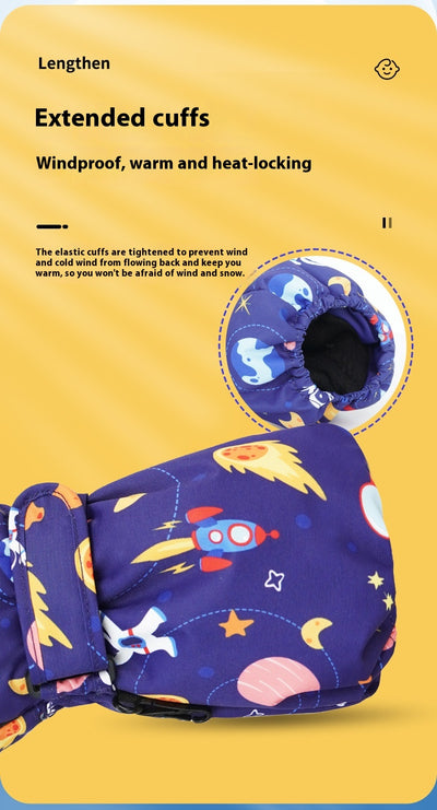 Chamarra Impermeable Acolchada de Terciopelo para Niños y Niñas - Image 29