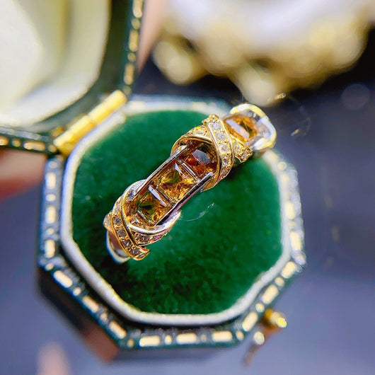 Anillo de Citrino Natural para Mujer - Image 8